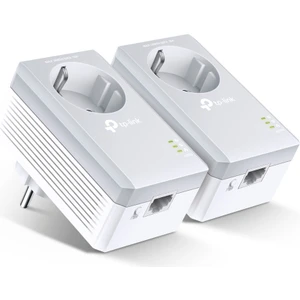 TL-PA4010P KIT | Powerline Adaptör Seti | AV600 Mbps | Priz Soketli Tasarım | Ethernet Port | Tak ve Çalıştır | Kolay Kurulum | Tüm Modem ve Router Modelleri ile Uyumludur
