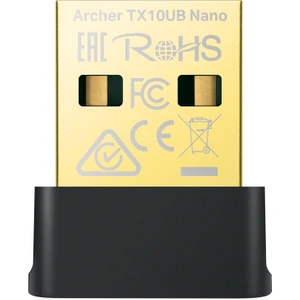 Archer TX10UB Nano | Wi-Fi 6 & Bluetooth 5.3 USB Adaptör | AX900 Mbps | Çift Bant | İkisi Bir Arada | Kolay Kurulum | Windows Uyumlu