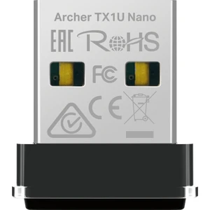 Archer TX1U Nano | Wi-Fi 6 USB Adaptör | AX300 Mbps | Nano Boyut | MU-MIMO | AP Modu | Kolay Kurulum | Windows & Linux Uyumlu | Seyahat ve Uzaktan Çalışma İçin İdeal