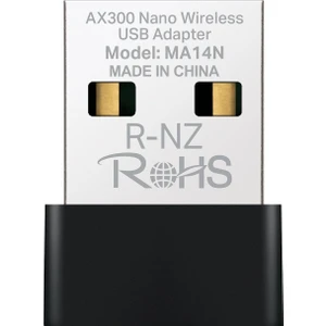 MA14N | AX300 Mbps Nano USB Wi‑Fi 6 Adaptör | Kolay Kurulum | Windows & Linux Uyumlu | Tak‑Çalıştır