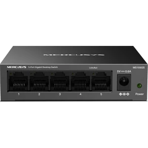 MS105GS, 5-Port 10/100/1,000 Mbps Masaüstü Switch