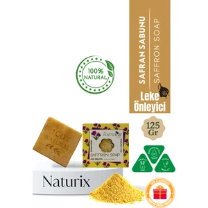 Natural Safran Çiçeği Sabun Leke Önleyici Onarıcı 100 Doğal Nem Ve Bakım Sabunu Saffron Soap 125 Gr