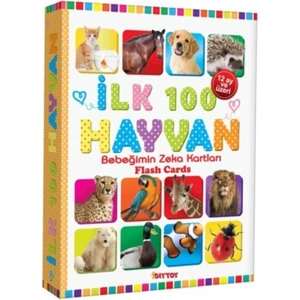 Diy Toy Bebeğimin Zeka Kartları: Ilk 100 Hayvan