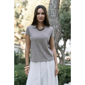 Suva Kısa Kol Vizon T-Shirt