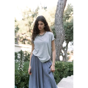 Suva Kısa Kol Gri T-Shirt