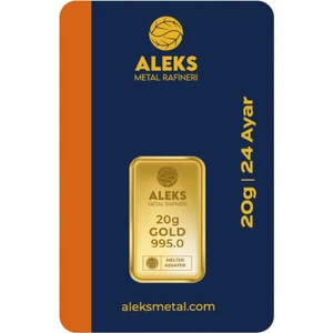 Agakulche 20 gr 995 24 Ayar Amr Külçe Altın