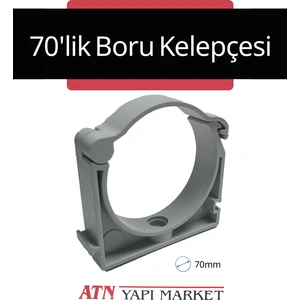 70'lik Boru Kelepçesi - Geniş Çaplı Boru Sabitleme Kelepçesi