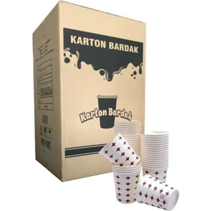 Karton Bardak 6.5 Oz 3000 Adet  (1 Koli)