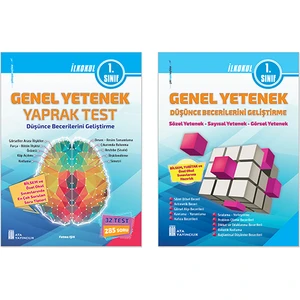 Ata Yayıncılık 1. Sınıf Bilsem Düşünce Becerilerini Geliştirme + Genel Yetenek Yaprak Test