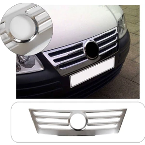 Volkswagen Caddy Uyumlu 2003-2010 Krom Ön Panjur Paslanmaz Çelik