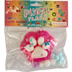 Yapışan Kedi Patisi  Sukuşi Mojmoj Büyük Boy Squishy Aksesaurlı