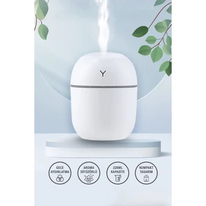 Hava Nemlendirici 220ML LED Işıklı  Aroma Difizörü H2O TP-1021