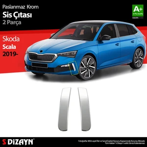 Skoda Scala Krom Sis Çıtası 2 Parça 2019 Üzeri