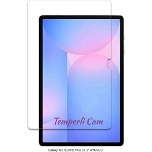 Galaxy Tab S10 Fe Plus 13.1" Uyumlu Fuchsia Temperli Cam Tablet Ekran Koruyucu