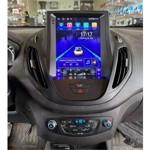 Ford Courier Tesla Ekran 2016-2021 Uyumlu Carplayli Android Multimedya 8gb Ram 128GB Dahili Hafıza