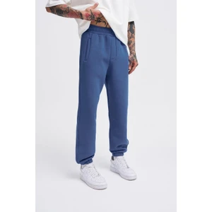 Erkek Relaxed Jogger Basic Sabah Mavi Eşofman Altı
