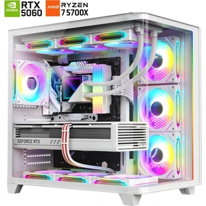 DRX7477 Ryzen 7 5700X 32GB Ram 1tb M2 Nvme SSD 8gb RTX5060 Oyuncu Hazır Sistem