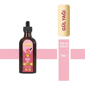 Gül Cilde Canlılık Veren Kızarıkların Giderilmesine Yardımcı Yüz Ve Vücut Yağ 100 ml