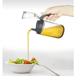 Damlatmaz Kapaklı Oilcon Yağdanlık 660 ml Taş Gri Renk