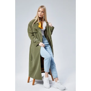 Oversize Rüzgarlık Detaylı Trençkot