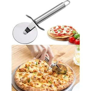 Çelik Pizza Dilimleyici Hamur Kesici Ruleti