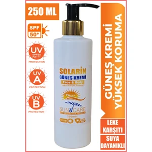 SOLARIN 250ML Güneş Kremi - Spf 50+ Tüm Cilt Tiplerine Uygun Yüksek Koruma Güneş Kremi