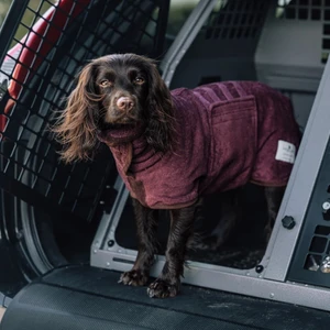 Ruff And Tumble Köpek Bornozu The Country Collection Burgundy