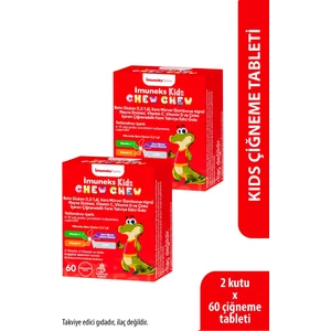 Imuneks Farma Imuneks Kids Chew Chew Çiğneme Tableti 60 Tablet x 2 Adet