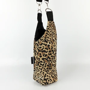 1 Litrelik El Yapımı U Model Leopar Desen Matara Kılıfı