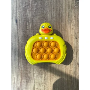 Işıklı Sesli Popit Pilli Eğitici Özel Karakterli Pop It Ekrandan Uzaklaştıran Quick Push Konsol Kontrollü