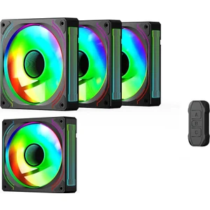 Glacia 120 Infinity Argb 4`lü Fan Seti + Hub Kit