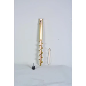 Plaj Bahçe Şemsiye Kazığı 3 cm Ağız Çapı (Galvaniz Sarı)