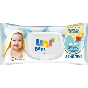Uni Baby Aktif Sensitive Bebek Islak Mendil 24+ Ay 52 Adet