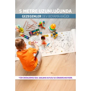 Gezegenler Boyama Kağıdı