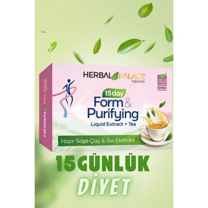 Herbal Palace 15 Günlük Detoks Programı Detoks Çay & Sıvı Ekstrakt