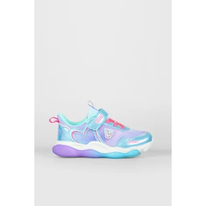 346.F25Y.215 Heart Filet Işıklı Phylon Mavi Çocuk Spor Ayakkabı