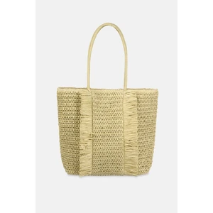 Ada Çayı Kadın Püskül Detaylı Hasır Plaj Çantası