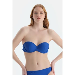 Sax Mavisi Straplez Bikini Üst