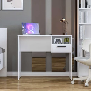 adore mobilya White Genç Odası Çekmeceli Çalışma Masası - Beyaz