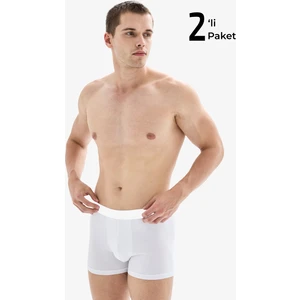 BLACKSPADE 9324 ERKEK MOOD 2 Lİ BEYAZ BOXER