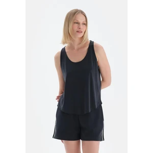 Siyah Kadın Modal Karışımlı Atlet