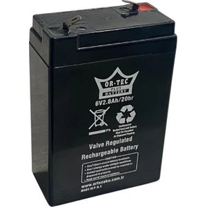 Or-Tec 6V 2.8 Ah Akü Kuru Tip (66*33*97) (0,6 Kg)