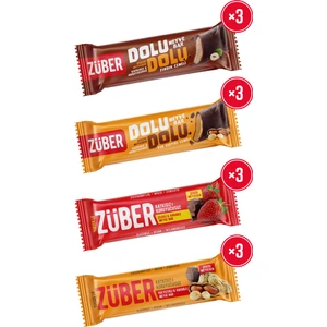 Meyve Bar Rüyası x 12 Adet (Dolu Dolu Fındıklı ve Fıstıklı Meyve Bar 30 gr, Çilekli ve Yer Fıstıklı Meyve Bar 40 gr)