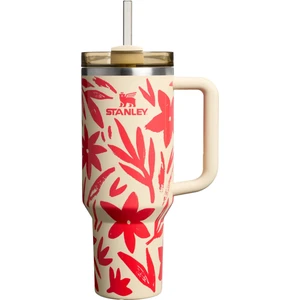 The Quencher H2.0 Flowstate Tumbler | 40 Oz (1,18 L) Resort Floral Orijinal Pipetli Termos