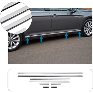 Volkswagen Passat B8.5 2019> Yan Kapı Çıtası 8 Prç. P.çelik