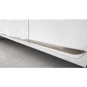 Toyota Corolla Uyumlu 2013-2019 Krom Yan Kapı Çıtası 4 Parça Paslanmaz Çelik
