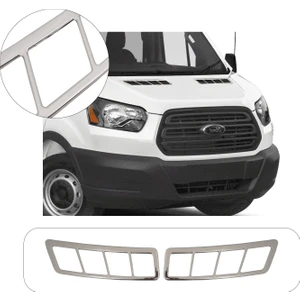 Ford Transit Krom Ön Kaput Havalandırma Izgarası 2 Parça P.çelik 2019 ve Üzeri