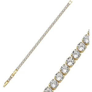 4mm 14K Rengi Su Yolu Bileklik