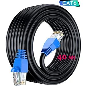 40 Metre Cat6 İnternet Kablosu Dış Mekan Dış Ortam Outdoor High Speed 2 Katmanlı