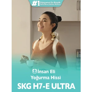 Skg H7 Ultra-E Boyun ve Omuz Masaj Aleti, Geleneksel Shiatsu Masaj Terapisi, Fototerapi, Yoğurucu Derin Doku Masajı, Insan Elini Simüle Eden Yoğurma Hissiyatı, 4 Termoterapi-Isıtma